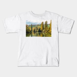 River Rhine at Monastery Rheinau - Switzerland Kids T-Shirt